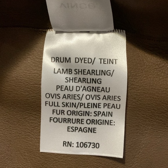 Vince NWT Real Shearling Reversible Belted Long Coat - Picture 11 of 15